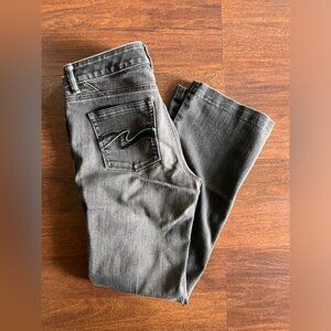 White House Black Market Gray Straight Leg Jeans | Size 6 | WHBM Denim
